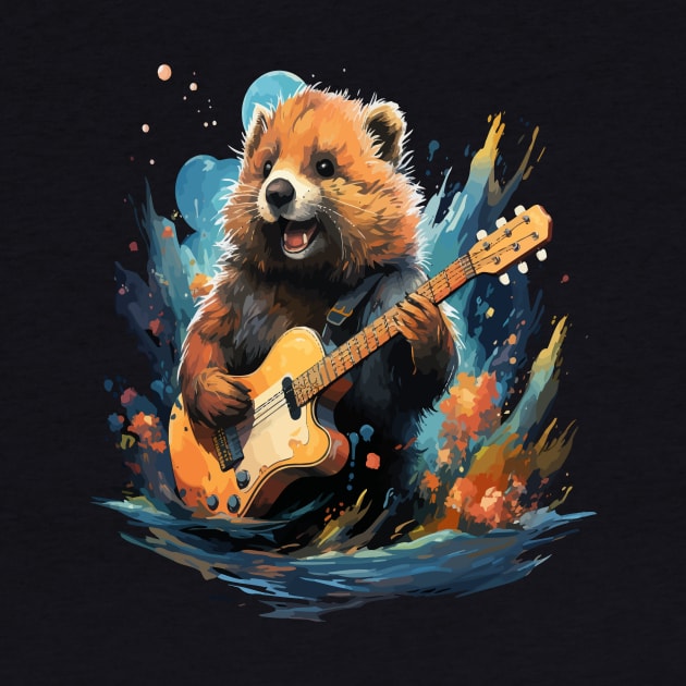 Quokka Playing Guitar by JH Mart